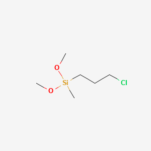 3-Chloropropylmethyldimethoxysilane structure, CAS 18171-19-2