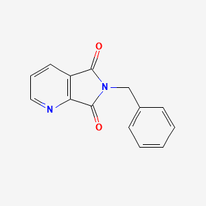 6-Benzyl-5H-pyrrolo[3,4-b]pyridine-5,7(6H)-dione structure, CAS 18184-75-3