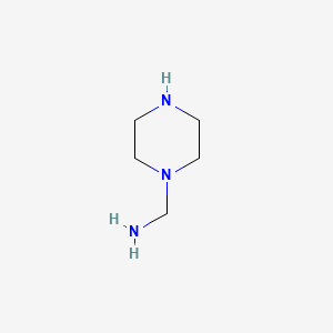 Piperazine-1-methylamine structure, CAS 18190-85-7