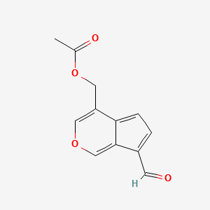 Baldrinal structure, CAS 18234-46-3