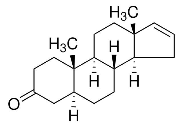 5alpha-Androst-16-en-3-one structure, CAS 18339-16-7