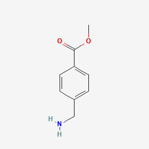 Methyl 4-(aminomethyl)benzoate structure, CAS 18469-52-8