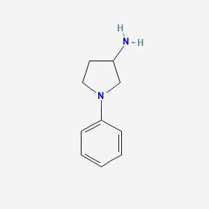 1-Phenylpyrrolidin-3-amine structure, CAS 18471-41-5
