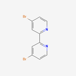 4,4'-Dibromo-2,2'-bipyridine structure, CAS 18511-71-2