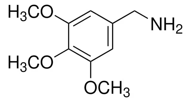 3,4,5-Trimethoxybenzylamine structure, CAS 18638-99-8
