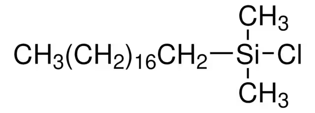 Chloro(dimethyl)octadecylsilane structure, CAS 18643-08-8