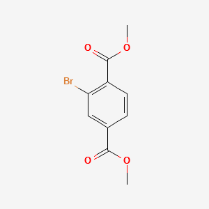 Dimethyl 2-bromoterephthalate structure, CAS 18643-86-2
