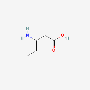 3-Aminopentanoic acid structure, CAS 18664-78-3