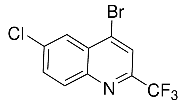 4-Bromo-6-chloro-2-(trifluoromethyl)quinoline structure, CAS 18706-32-6