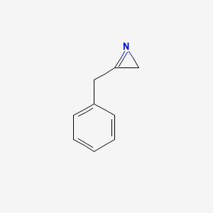 3-Benzyl-2H-azirine structure, CAS 18709-44-9