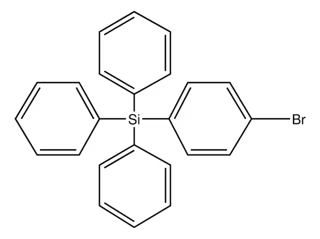 4-Bromotetraphenylsilane structure, CAS 18737-40-1
