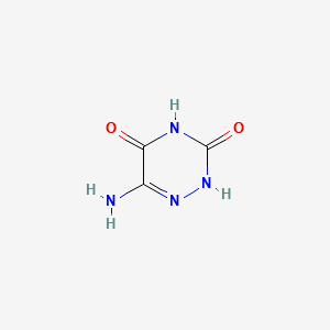 6-Amino-1,2,4-triazine-3,5(2H,4H)-dione structure, CAS 18802-38-5