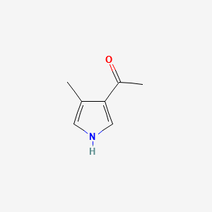 1-(4-Methyl-1H-pyrrol-3-yl)ethanone structure, CAS 18818-30-9