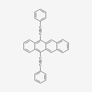 5,12-Bis(phenylethynyl)naphthacene structure, CAS 18826-29-4