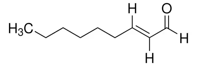 trans-2-Nonenal structure, CAS 18829-56-6
