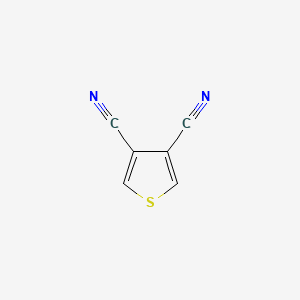 3,4-Dicyanothiophene structure, CAS 18853-32-2