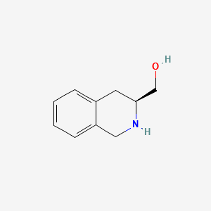 (S)-(-)-1,2,3,4-Tetrahydro-3-isoquinolinemethanol structure, CAS 18881-17-9