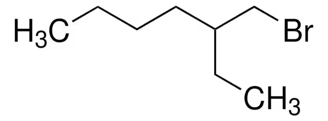2-Ethylhexyl bromide structure, CAS 18908-66-2