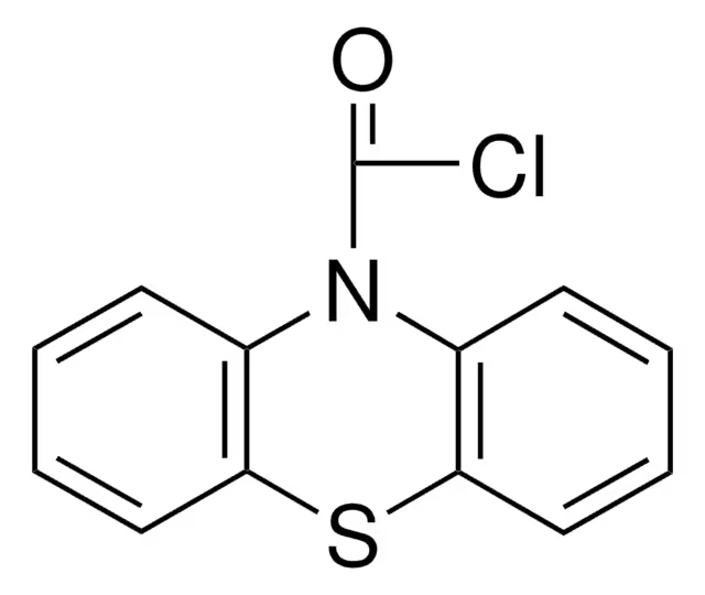 Phenothiazine-10-carbonyl chloride structure, CAS 18956-87-1
