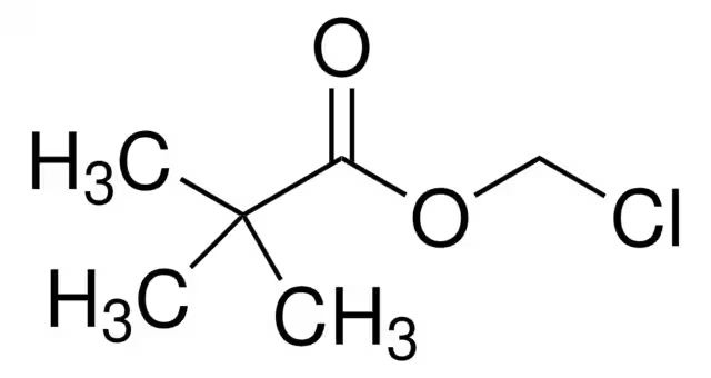 Chloromethyl pivalate structure, CAS 18997-19-8