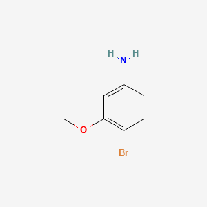 4-Bromo-3-methoxyaniline structure, CAS 19056-40-7