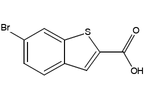 6-Bromobenzo[b]thiophene-2-carboxylic acid structure, CAS 19075-58-2