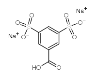 Disodium hydrogen 3,5-disulphonatobenzoate structure, CAS 19089-55-5