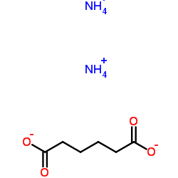 Ammonium adipate structure, CAS 19090-60-9