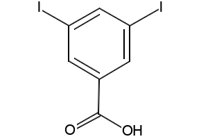 3,5-Diiodobenzoic acid structure, CAS 19094-48-5