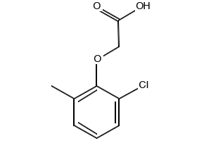 2-Chloro-6-methylphenoxyacetic acid structure, CAS 19094-75-8