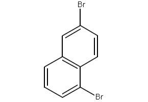 1,6-Dibromonaphthalene structure, CAS 19125-84-9
