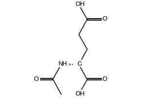 N-Acetyl-D-glutamic acid structure, CAS 19146-55-5