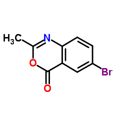 6-Bromo-2-methyl-4H-3,1-benzoxazin-4-one structure, CAS 19165-25-4