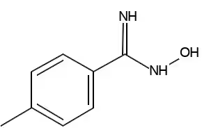 4-Methylbenzamide oxime structure, CAS 19227-13-5