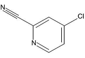 4-Chloropyridine-2-carbonitrile structure, CAS 19235-89-3