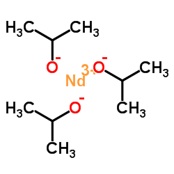 Neodymium(III) isopropoxide structure, CAS 19236-15-8