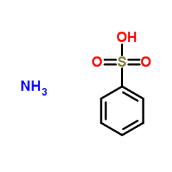 Ammonium benzenesulfonate structure, CAS 19402-64-3
