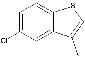 5-Chloro-3-methylbenzo[b]thiophene structure, CAS 19404-18-3