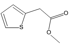 Methyl 2-thienylacetate structure, CAS 19432-68-9