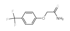 2-[4-(Trifluoromethyl)phenoxy]ethanethioamide structure, CAS 19432-91-8