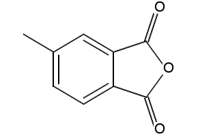 4-Methylphthalic anhydride structure, CAS 19438-61-0
