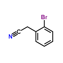 2-Bromobenzyl cyanide structure, CAS 19472-74-3