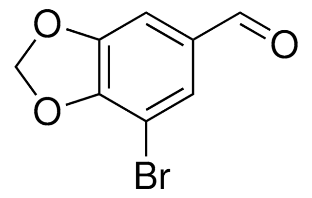 7-Bromobenzo[1,3]dioxole-5-carbaldehyde structure, CAS 19522-96-4