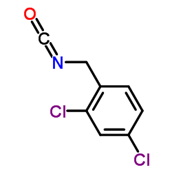 2,4-Dichlorobenzyl isocyanate structure, CAS 19654-32-1