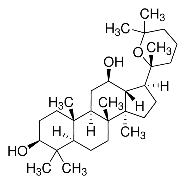 Panaxadiol structure, CAS 19666-76-3