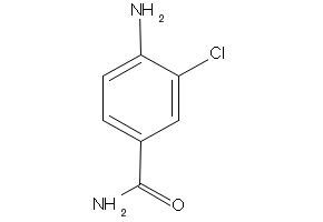 3-Amino-4-chlorobenzamide structure, CAS 19694-86-1