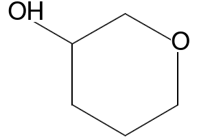 Tetrahydropyran-3-ol structure, CAS 19752-84-2