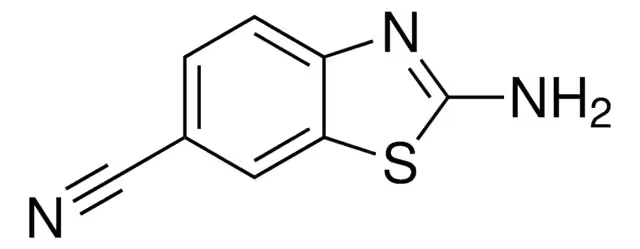 2-Amino-benzothiazole-6-carbonitrile structure, CAS 19759-66-1