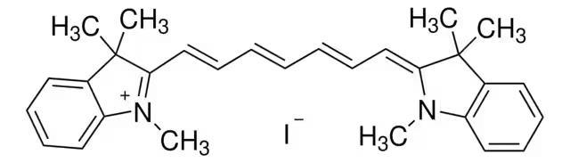 1,1',3,3,3',3'-Hexamethylindotricarbocyanine iodide structure, CAS 19764-96-6