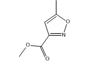 Methyl 5-methylisoxazole-3-carboxylate structure, CAS 19788-35-3